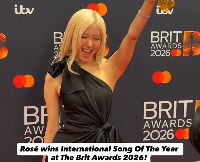 Rosé Makes K-Pop History: First Artist to Win a BRIT Award with Global Smash ‘APT.’