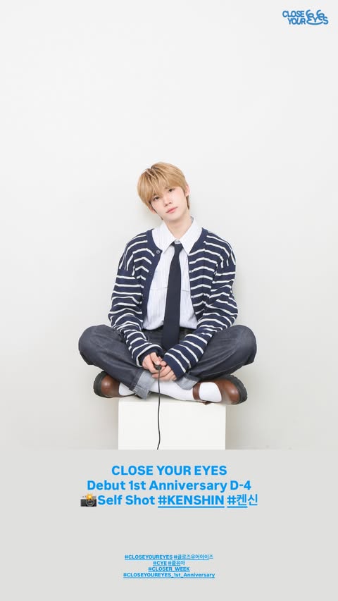 CLOSE YOUR EYES official 1st anniversary visual from the group's official Instagram highlight