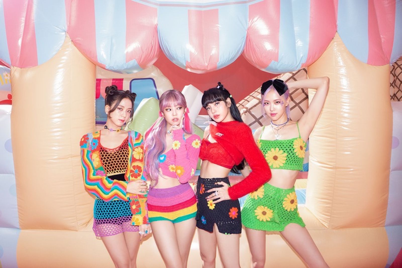 BLACKPINK in the 'Ice Cream' era promotional image
