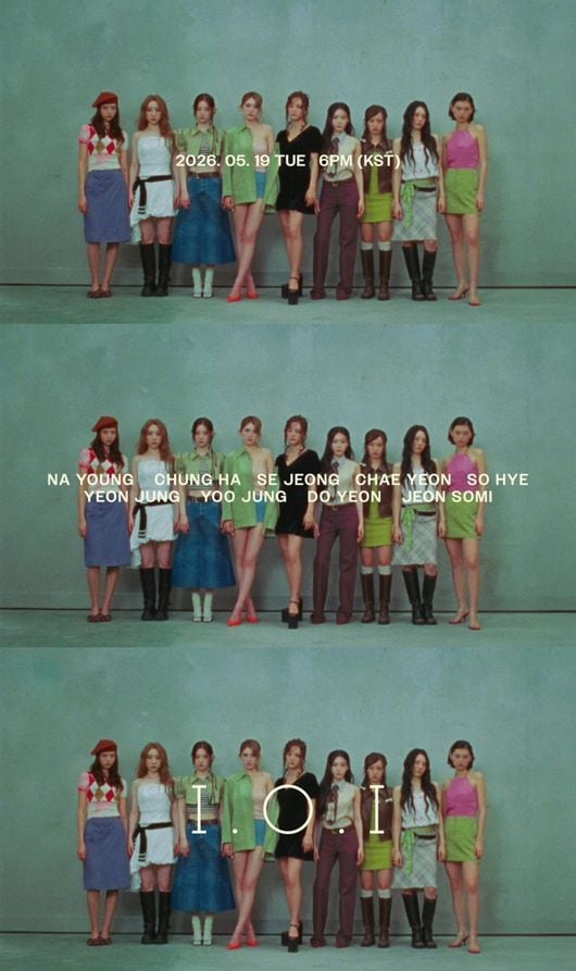 I.O.I LOOP comeback mood film group photo 2026