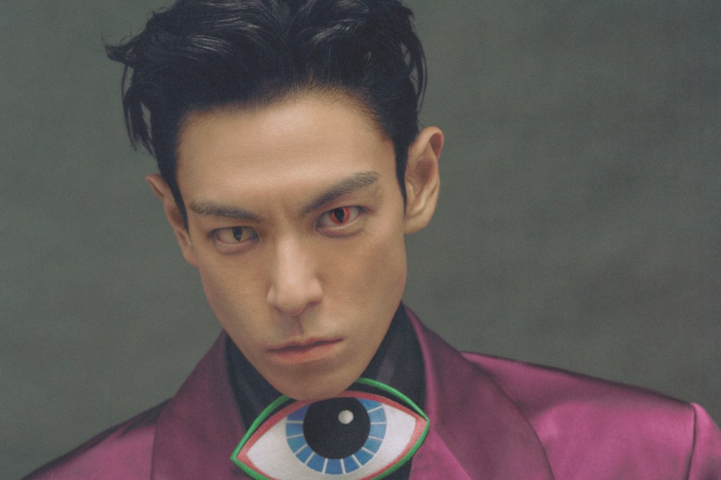 T.O.P promotional image for TOP SPOT ANOTHER DIMENSION solo album