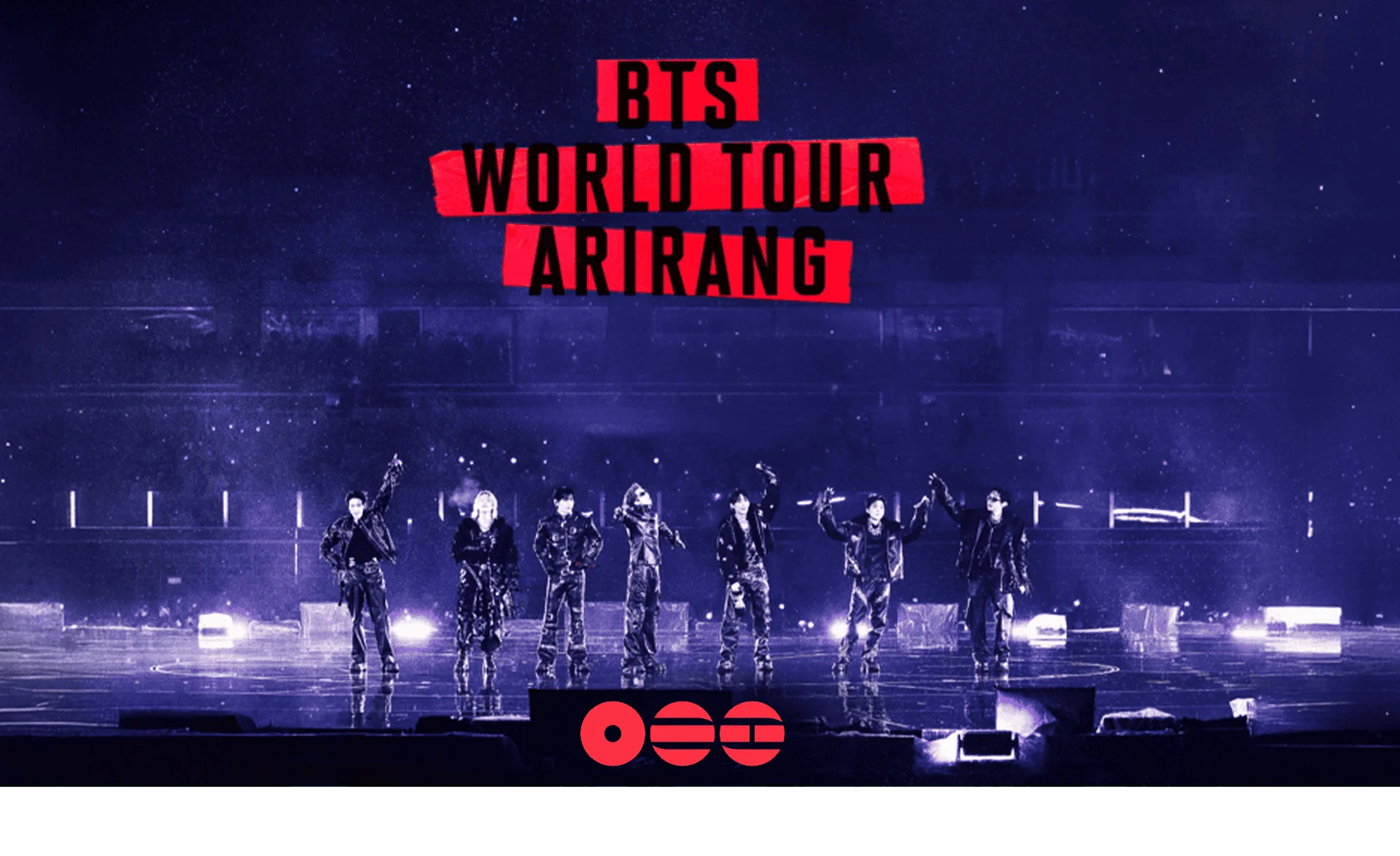 BTS WORLD TOUR ARIRANG in Busan live viewing promotional image